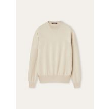 Loro Piana - Girocollo Classic Baby Cash, Homme, Natural Melange, Taille: 58