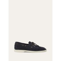 Loro Piana - Sea-sail Walk Loafer Suede, Man, Navy Blue, Size: 41