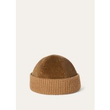 Loro Piana - Beanie Corduroy Cot Cash & Knit, Man, Highlander Camel, Size: XL