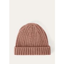 Loro Piana - Loro Beanie Recycled Cash Gg 5, Red Sand Mel, Size: M