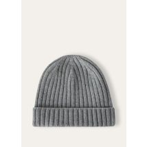 Loro Piana - Loro Beanie Recycled Cash Gg 5, Icy Stone, Size: M