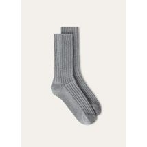 Loro Piana - Loro Socks Recycled Cash Gg 10, Icy Stone, Size: M