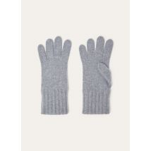 Loro Piana - Loro Gloves Recycled Cash Gg 10, Icy Stone, Size: M