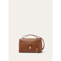 Loro Piana - Extra Bag L27 Saddle Leather 20au, Woman, Mole/Sun Gold, Size: NR