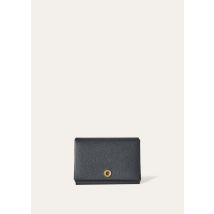 Loro Piana - Ghiera Cardholder With Zip Pocket Saffiano, Woman, Blue Navy/Cayenne, Size: NR