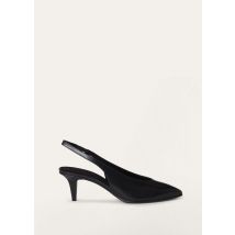 Loro Piana - Rebecca Slingback T55 Pump Calf, Femme, Black, Taille: 37