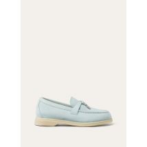 Loro Piana - Kid Summer Charms Walk 23 Suede, Azure Sapphire, Größe: 28