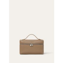 Loro Piana - Extra Pocket L27 Tender Calf, Woman, Warm Mastic/Antique Silver, Size: NR