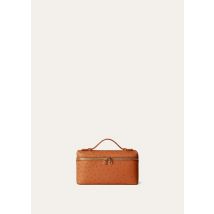 Loro Piana - Extra Pocket L19 Ostrich Saddle Finish, Woman, Cognac/Sun Gold, Size: NR