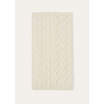 Loro Piana - Napier Scarf Baby Cash Coarsehair Gg 5, Woman, White Snow, Size: NR