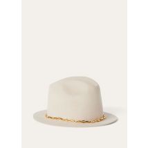 Loro Piana - Mirabel Hat Lp Chain Baby Cash Felt, Woman, Inca Stone, Size: L