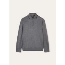 Loro Piana - Polo Ml Waitaki Jersey Lightest Wish, Homme, Gray Melange, Taille: M