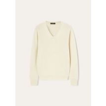 Loro Piana - Scollo V Recycled Cashmere, Pure Dunes Melange, Größe: 4