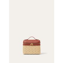 Loro Piana - Extra Pocket L19 North South Wicker/rounded Calf, Woman, Malt/Deep Kummel/Sun Gold, Size: NR