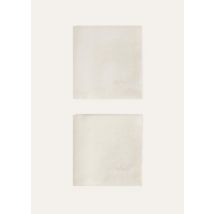 Loro Piana - Set Tovagliolo Unito (2 Pcs), Weiß schattiert, Größe: NR