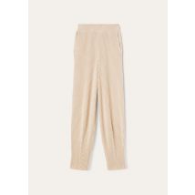 Loro Piana - Pant. Balloon Lago Sirio Natural Dyed, Woman, Sesame Sauce Mel Natural Dyed, Size: L