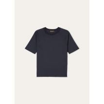 Loro Piana - T-shirt Mc Tadami, Femme, Navy Blue, Taille: L