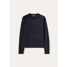 Loro Piana - T-shirt Ml Tadami, Woman, Navy Blue, Size: S