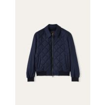 Loro Piana - Ampay Bomber Tasmanian Rain, Man, Navy Blue, Size: L