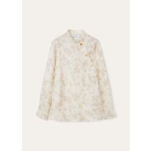 Loro Piana - Cam. Klara Cherry Blossom Linen, Woman, Blooming Bud+Plum Flower+Nougat, Size: 42