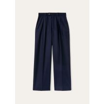 Loro Piana - Pant. Yurik Wish Cash Flannel, Woman, China Blue, Size: 44