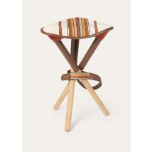 Loro Piana - Stool Fanes Suitcase Stripe, Dark Sand, Taille: NR