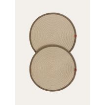 Loro Piana - Saint Barth Round (2pcs), Tundra/Kasha, Größe: NR