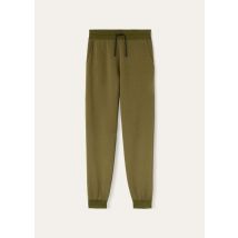 Loro Piana - Pantalone Soft Gauzed Fleece Larecchio, Man, Rosemary, Size: XS