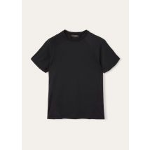 Loro Piana - T-shirt Mm Techno Cotton Supramonte, Homme, Black, Taille: L