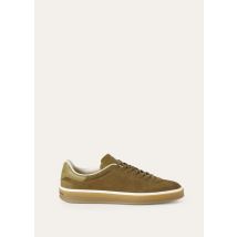 Loro Piana - Tennis Walk Suede, Man, Tundra Green, Size: 42,5