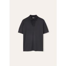 Loro Piana - Polo Open Knit Mm Jersey The Gift Of Kings, Man, Black, Size: S