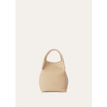 Loro Piana - Bale Small Fine Grained Leather, Woman, Light Mastic/Antique Silver, Size: NR