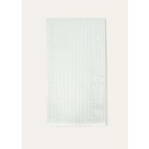 Loro Piana - Maxi Stola Cash Crest Jacquard, Femme, Menthe des prés, Taille: NR