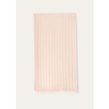 Loro Piana - Maxi Stola Cash Crest Jacquard, Femme, Plum Flower, Taille: NR