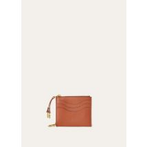 Loro Piana - Extra Zip Cardholder With Keychain Linen Calf, Femme, Deep Kummel, Taille: NR