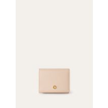 Loro Piana - Ghiera Trifold Wallet W/zip Pouch Linen Calf, Woman, Creamed Honey/Sun Gold, Size: NR