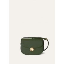 Loro Piana - Ghiera Small Saddle Leather, Woman, Dark Lichen Green/Kummel, Size: NR