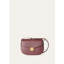 Loro Piana - Ghiera Small Saddle Leather, Woman, Azuki Beans/Dark Lichen Green, Size: NR