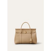Loro Piana - Loom L32 Fine Grained Leather, Woman, Light Mastic/Sun Gold, Size: NR