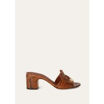 Loro Piana - Summer Charms Slipper T55 Python Piuma Lux, Femme, Cuir ombré, Taille: 39