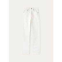 Loro Piana - Pant. Sade White Denim Silk, Woman, White, Size: 30