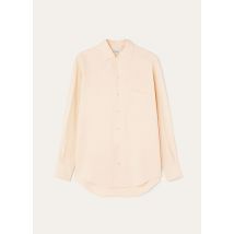 Loro Piana - Andre' Shirt Japon Silk, Woman, White Pepper, Size: 40
