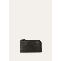 Loro Piana - Extra Cardholder Pouch Soft Matt Alligator, Mann, Black, Größe: NR