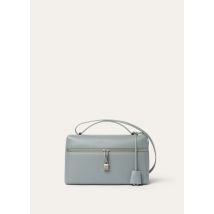 Loro Piana - Extra Bag L27 Linen Calf, Donna, Eucalyptus/Antique Silver, Taglia: NR