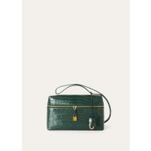 Loro Piana - Extra Bag L27 Glazed Alligator, Woman, Forest/Sun Gold, Size: NR