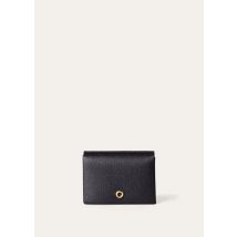 Loro Piana - Ghiera Folded Cardholder W/zip Pocket Linen Calf, Woman, Black, Size: NR