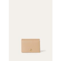 Loro Piana - Ghiera Folded Cardholder W/zip Pocket Linen Calf, Woman, Light Mastic/Sun Gold, Size: NR