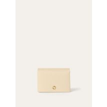 Loro Piana - Ghiera Folded Cardholder W/zip Pocket Linen Calf, Woman, Sunday Morning/Sun Gold, Size: NR