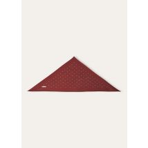 Loro Piana - Triangle Silk Pois, Woman, Deep Bordeaux/White, Size: NR