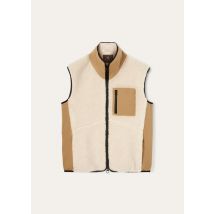 Loro Piana - Ander Gilet Curly Cashfur, Man, White Amchoor, Size: L